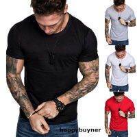 Happybuyner Mens เสื้อกีฬาเสื้อยืดกล้ามเนื้อออกกำลังกายแขน Raglan การฝึกการเล่นกล้ามเสื้อยืดออกกำลังกายแฟชั่นแขนสั้นเสื้อเสื้อฮิปสเตอร์