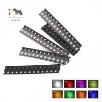 100pcs 1210 SMD LED White Red Blue Yellow Green Orange Warm White Pink Purple RGB Light Emitting Diode Electrical Circuitry Parts