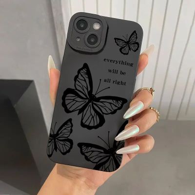 Butterfly Printed Phone Case For Xiaomi Redmi Note 12 11 Pro Plus Turbo 12S 11S 11 10S 10 9S 9 Redmi 10C 12C Soft Silicone Cover