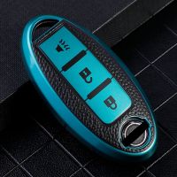 epao TPU Leather Car Key Cover Case For Nissan Leaf Micra Qashqai J11 J10 X Trail T32 Versa Note Patrol Fob Shell Holder Accessories