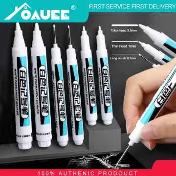 1 PC White Marker Pen Oily Waterproof Plastic Gel Pen for Writing