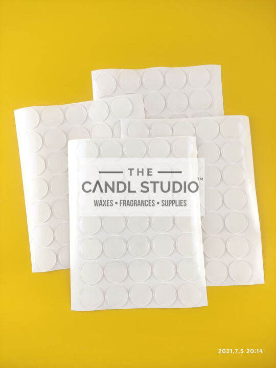 The Candl Studio 2MM Candle Wick Glue Dots Candle Wick Stickers Glue