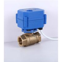 DN15 1/2 quot; Brass 1 inch Two Way Motorized Ball Valve DC5V 12V 24V AC220V Electric water valve 1/2 quot; CR01 CR02 CR03 CR04 CR05