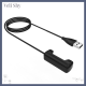 [Veli Shy] ที่ชาร์จสำหรับยืดหยุ่นฟิตพอดีสายรัดข้อมือกิจกรรม2ชิ้นลวดสายเคเบิลชาร์จ USB ใหม่