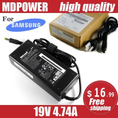 MDPOWER สำหรับ Samsung NP300V3A NP300V4A NP305V5A พลังงานแล็ปท็อปโน้ตบุ้ค NP3430EA พลังงานอะแดปเตอร์ AC สายชาร์จ19V 4.74A Yuebian