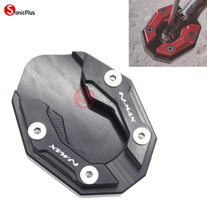 Seitenständer Verlängerung Für NMAX 125 155 160 - CNC Aluminium Fußständer Pad