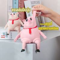 ของเล่นบีบอัด Piggy Squeeze Toy หมูยืด สกุชชี่ ของเล่นยืดได้ ของเล่นบีบ คลายความเครียด สกุชชี่ ของเล่น ของเล่นบีบนุ่ม