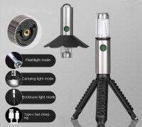 ไฟฉายแรงสูง LED แบบพกพาโคมไฟเต็นท์พักแรมกลางแจ้งไฟฉายอเนกประสงค์ไฟขาตั้งทำงานพร้อมรูปร่างหลอดไฟและขายึด