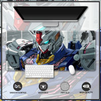 Gundam RX-00 Customised Mouse Pad Gaming Table Mat Stitched Edge Rubber Extended Mousepad Large Stitched Edge Deskpad Computer Desk Mouse Pad