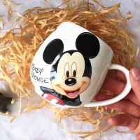 300ML Mouse Coffee Mugs Cute Cartoon Donald Milk Mugs Creative Fashion Mugs Handle Kids Water Cup