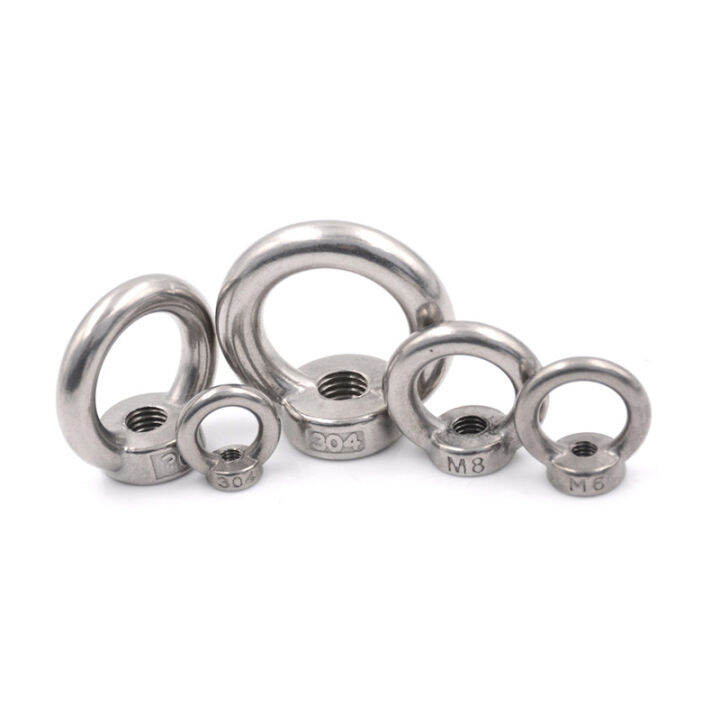 rayua-m5-m6-m8-m10-m12-304-stainless-steel-lifting-eye-nut-ring-shape-nuts