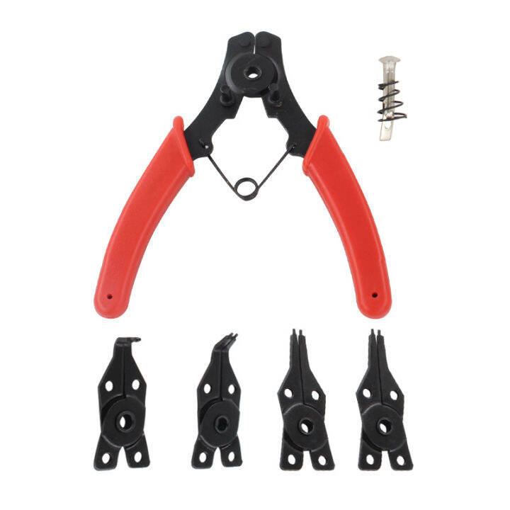 4pcs/set Snap Ring Pliers Set Circlip Pliers Retaining Ring Pliers ...