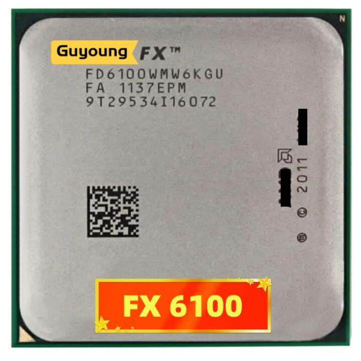 FX-Series FX-6100 FX 6100 FX6100 95W 3.3 GHz Six-Core CPU Processor ...