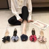 beach shoes with flat sandals female xia han edition fish mouth seaside on transparent flowers web celebrity jelly foreign trade ▤