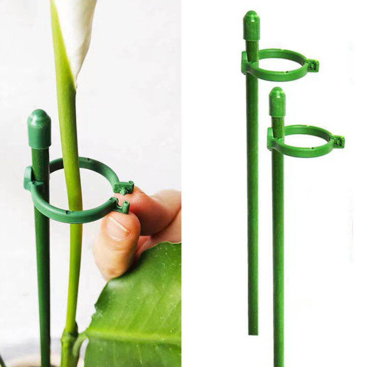 【Ready Stock】1PC Plant Stakes Green Adjustable Garden Single Stem Plant