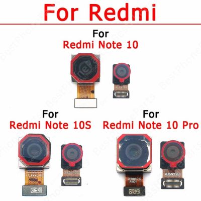 กล้องหน้าหลังแบบดั้งเดิมสำหรับ Redmi Note 10 Pro 10S โมดูลอะไหล่อะไหล่สำหรับเปลี่ยนโมดูลกล้องเซลฟี่ขนาดเล็ก