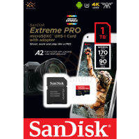 SanDisk Extreme PRO microSDXC 1TB Speed 170MB/s เขียน 90MB/s (SDSQXCZ_1T00_GN6MA) ไมโครเอสดี การ์ด Memory Action Camera เมมโมรี่ กล้องแอคชั่น กล้อง โกโปร แซนดิส