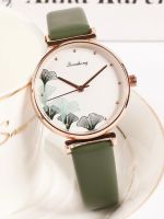 Watches for girls middle and high school students forest-style leaves small dials artistic retro high-looking girls quartz watches 【JYUE】