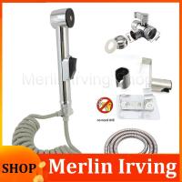 Merlin Irving Shop Bathroom Hygienic Shower Toilet Bidet Sprayer cleaner shower head Hook Holder Water Hose Valve Faucet Accessories