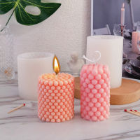 3D Silicone Decoration Aroma Soap Making DIY Wax Mould Cylindrical Mold Candle