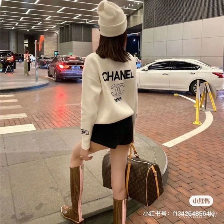 high-quality-rabbit-velvet-thick-sweater-women-autumn-winter-loose-heavy-industry-whole-piece-letter-embroidery-logo-bo