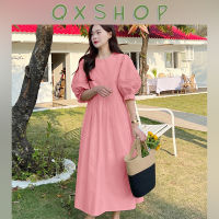 QXshop  แนะนำเลย? มินเดรสแฟชั่น ชุดเดรสสไตล์เกาหลี คอกลม แต่งแขนตุ๊กตา น่ารักสุดๆ เหมาะกับใส่ไปเที่ยวใส่ออกงาน ดูคุลคุณหนูสุดๆ ต้องมีไว้ต