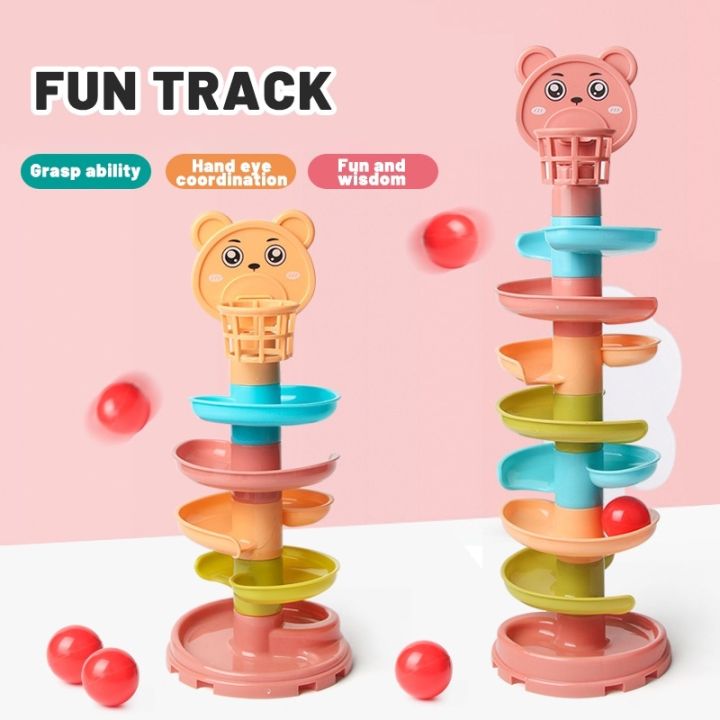 hyg-ลูกบอลสไลด์เดอร์-3-7-ชั้น-ฝึกทักษะและเสริมพัฒนาการ-ของเล่นเด็ก-ของเล่นฝึกทักษะเสริมพัฒนาการ-toys-for-kid