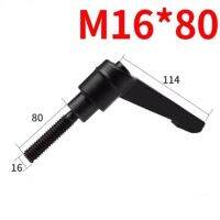 jfjg♀❃  Locking Screw Handle M16 Thread with 32mm to 80mm Adjustable Lever Fast Knob Clamping Accessories