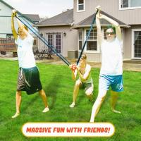 Water Balloon Launcher Cannon Slingshot Potato Catapult Toy Summer Outdoor Elastic Rope Heavy Duty Waterballoon Fight Toys Balloons