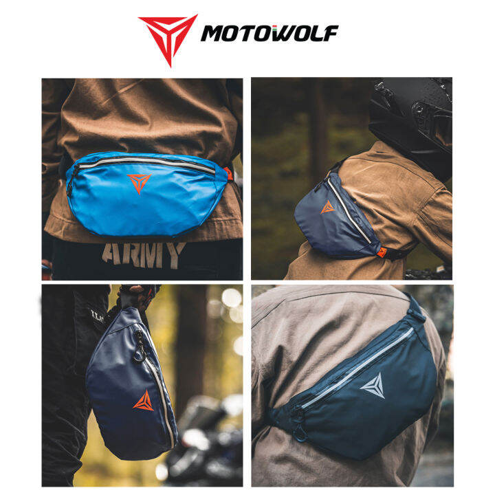 motowolf-กระเป๋าคาดเอว-การเป๋าคาดอก-ผ้า-oxford-600d-กันน้ำ-สำหรับผู้ขับขี่มอเตอร์ไซค์-รุ่น-mdl0713-สินค้าของแท้-100