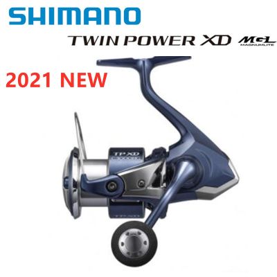 Original 2021 Shimano Twin Power TWINPOWER XD MGL Rotor Saltwater Spinning Fishing Reel C3000HG C3000XG 4000PG C5000XG 10+1BB Fishing Reels