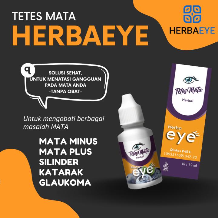 SHXX-Herba Eye Natural Otem Herbal Obat Tetes Mata Plus, Minus Dan ...