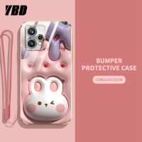 YBD2023ใหม่3Dเคสโทรศัพท์สำหรับหญิงสาวน่ารักลูกกวาดสำหรับ OPPO Realme 9 4G เคสกล้องแม่นยำเคสโทรศัพท์ Realme9 Pro+ ฝาครอบรูปแบบน่ารักฟรีแรนยาล