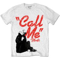 Blondie Call Me เสื้อยืด100 อย่างเป็นทางการ MERCH