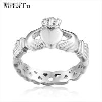 ❃✤ↂ Irish Claddagh Rings For Women Hand Love Heart Crown Wedding Engagement Ring Best Friends Friendship Ring Alliance R186G