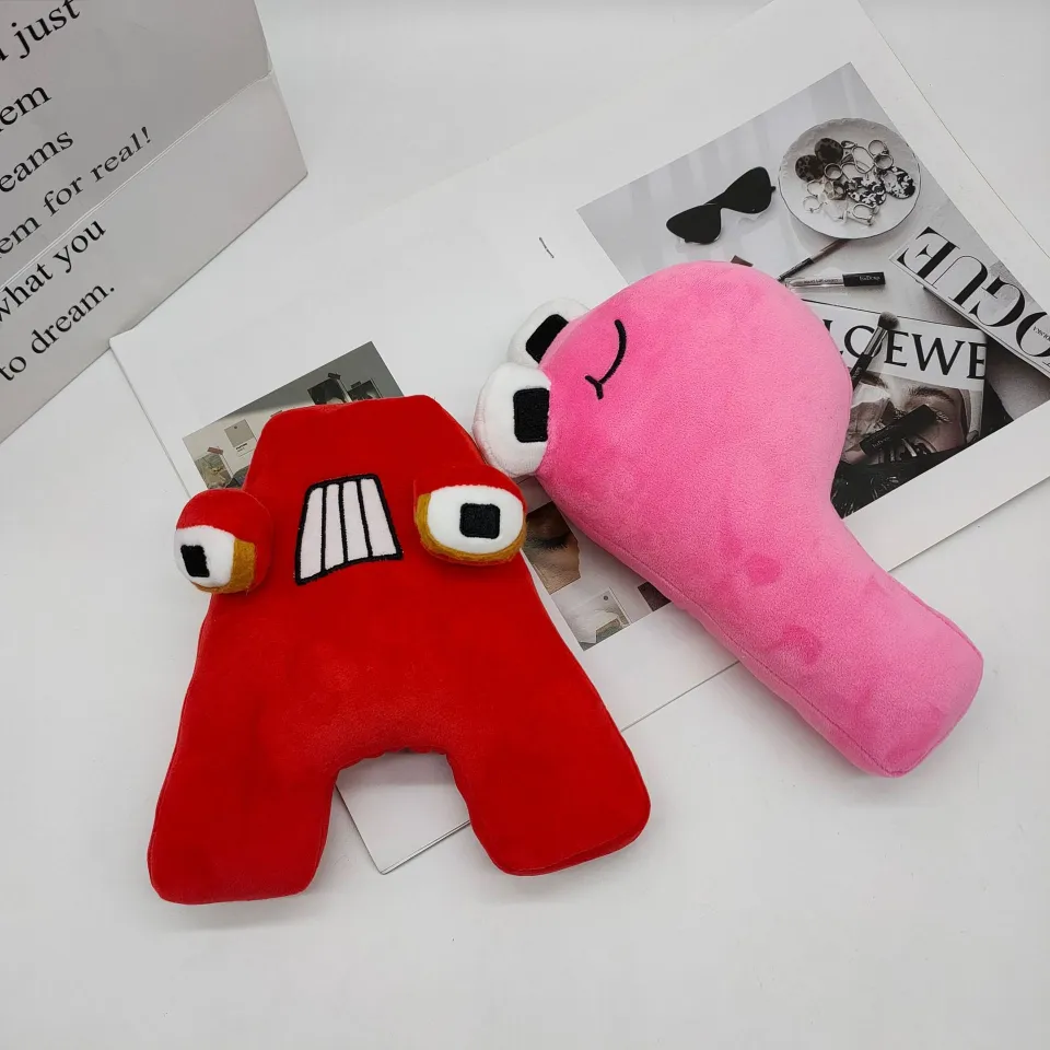 LZ】✵ Alphabet Lore Plush Toys for Children Carta Inglesa bichos