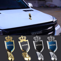 Metal Car Body Front Hood Emblem Sticker Decal Auto Styling Accessories for Haval C50 E F5 F7X H1 H2S H4 H6 Coupe H7 H8 H9 IF M6