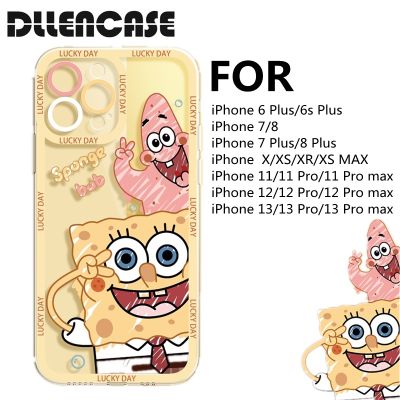 Hot Sale Dllencase เคสโทรศัพท์มือถือแบบนิ่ม TPU ใส กันกระแทก ลายการ์ตูน A233 สําหรับ Compatible For iPhone 14 13 Pro Max 6 Plus 6s Plus 7 7 Plus 8 8 Plus X XS XR XS Max 11 12 13 Pro Pro Max