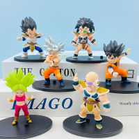 JP TOY ตุ๊กตาขยับแขนขาได้ต่อสู้6ชิ้นอนิเมะดราก้อนบอล Z,Goku สัญชาตญาณพิเศษตุ๊กตาต่อสู้เวจิต้าซุเปอร์เซย่าของขวัญของเล่นแบบจำลองของสะสม PVC