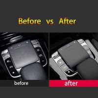 Car Center Console Touch Screen Controller Cover Mouse Screen Protection For 2020 2021 Mercedes Benz A B CLA GLE GLS GLB GLA