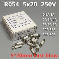 ┋¤ 10Pcs RO54 R054 5x20mm Ceramic Fuse 5x25 Fast Blow Fuse 250V 0.5A 1A 2A 3A 4A 5A 6A 8A 10A 13A 15A 16A 20A 25A 30A