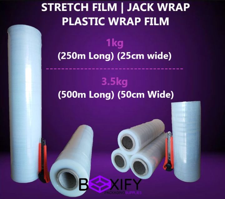 BOXIFY Stretch Film Jack Wrap I Shrink Wrap Lazada PH