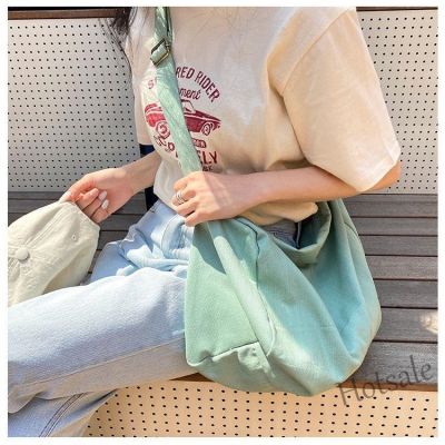 【hot sale】▪◈ C16 Large Capacity Canvas Bag Simple Fashion Shoulder Bag for Women Student School Crossbody Bag