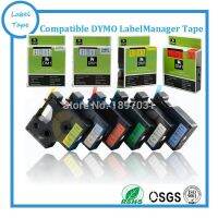 【2023 NEW】 5PK DYMO Label 45010,45013,45014, 45015, 45018 12เทปป้ายชื่อขนาดเป็นมิลลิเมตรสำหรับ Gratis Ongkir ตัวจัดการป้าย DYMO