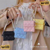 Willbetter สีบริสุทธิ์เรียบง่ายไข่มุกเคสหูฟังกระเป๋าเล็กสำหรับอากาศฝัก1/2/3ซิลิโคนเคสป้องกันหูฟัง Apple