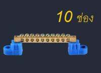 เทอร์มินอลกราวด์ พร้อมขาสีฟ้า 10 ช่อง 1 อัน