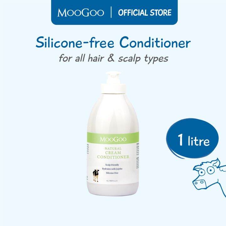 MooGoo Cream Conditioner 1 Litre Lazada