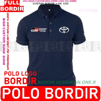 Summer POLO BORDIR Baju Toyota Gazoo Racing GR Pakaian Baju Laki Laki Pria cewek Wanita Dewasa Terbaru / MLY POLO LOGO BORDIR fashion polo shirt