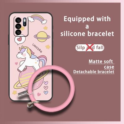 taste texture Phone Case For OPPO Reno6Z 5G soft shell heat dissipation protective ring creative personality Cartoon
