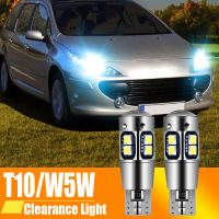 2x W5W T10 LED Canbus ไม่มีข้อผิดพลาด 12V 6000K 3030 10 SMD รถ 5W5 หลอดไฟ LED Clearance Wedge Side Turn Singal Light Super Bright White-Laojie